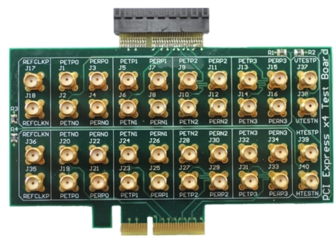 Picture of PCIE_BO1 PCI Express x4 to SMA Breakout board